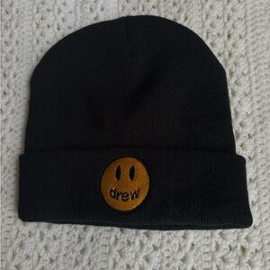 DREW Kids Black Hat with Gold Emblem